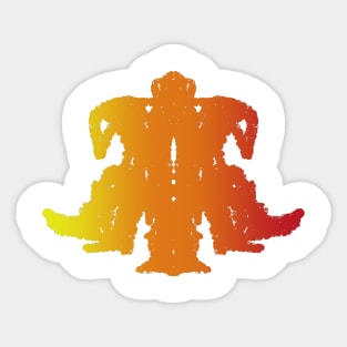 Colorful Inkblot Sticker